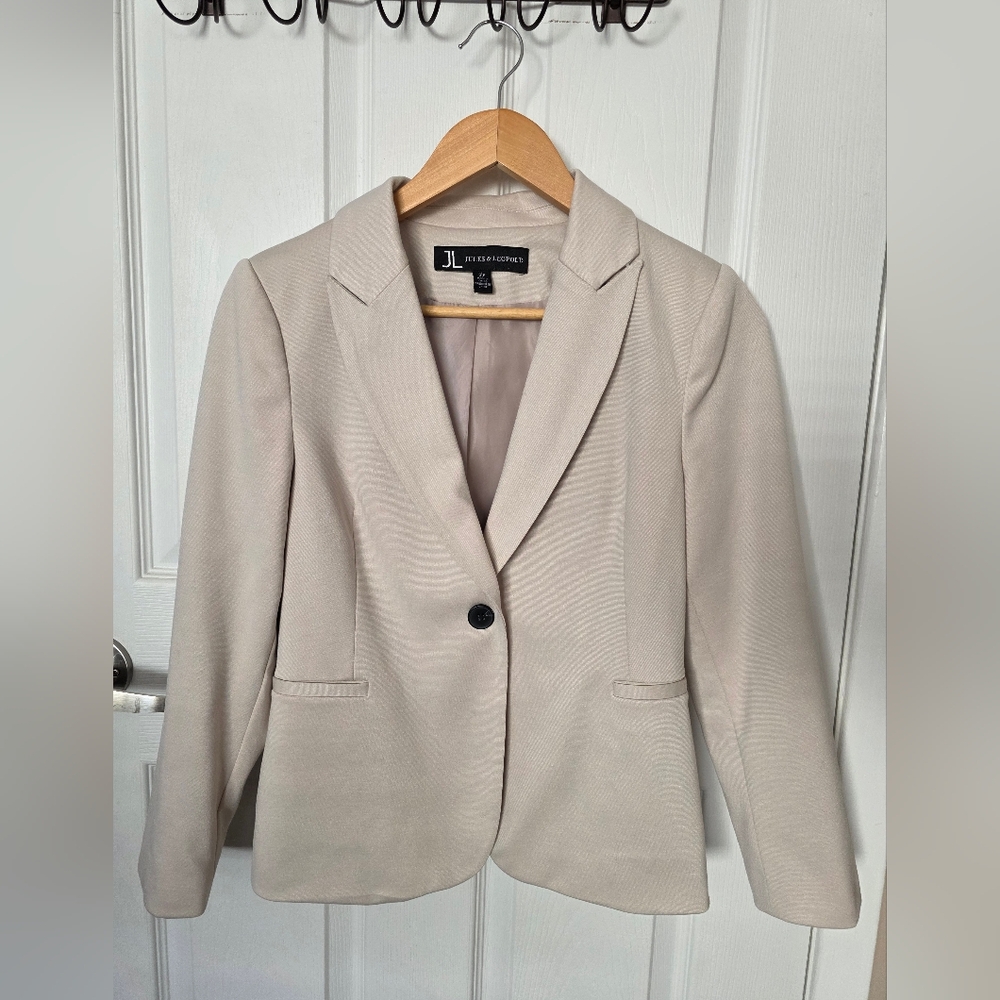 JS Collections Women's Beige Blazer